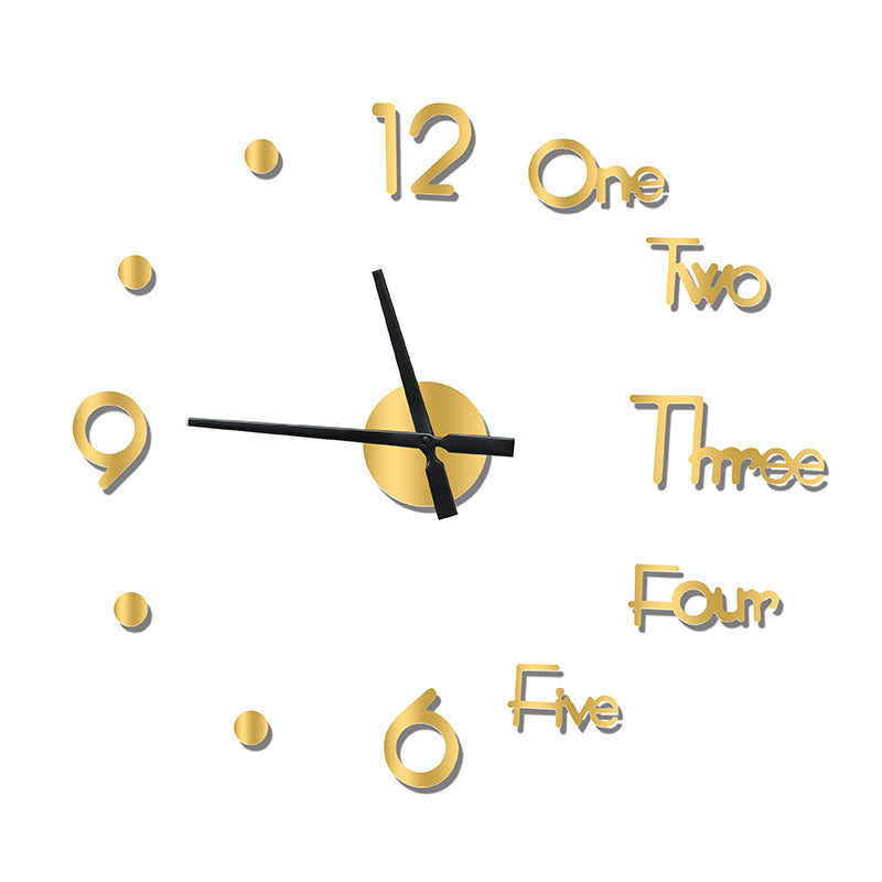3D wall clock