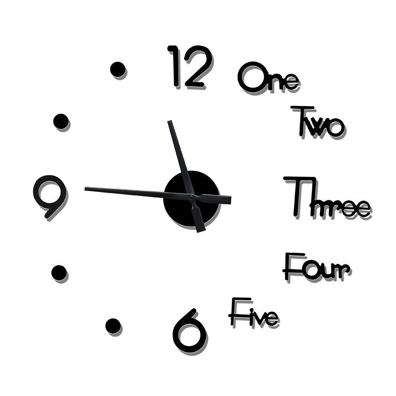 3D wall clock