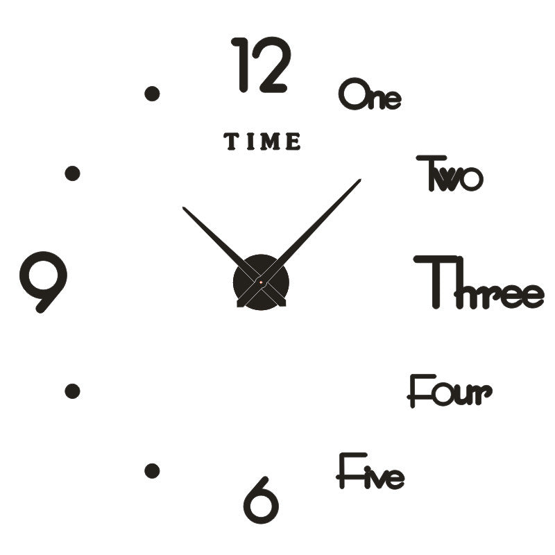 3D wall clock
