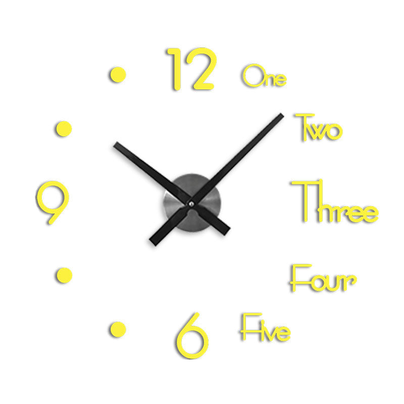 3D wall clock