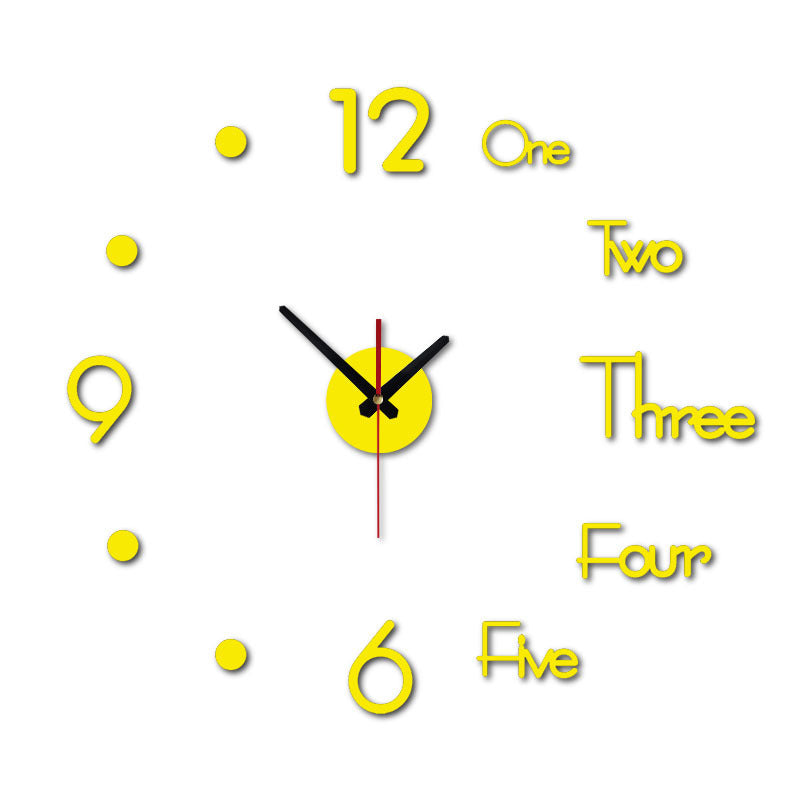 3D wall clock