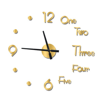 3D wall clock