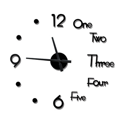 3D wall clock