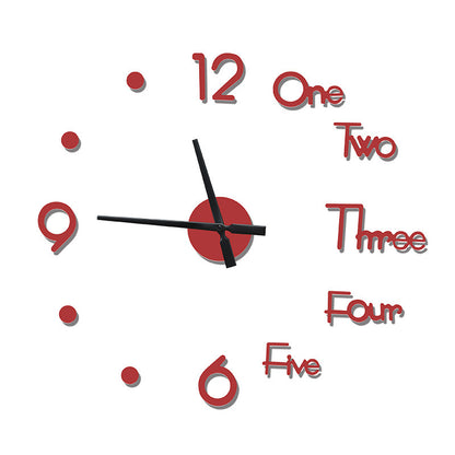 3D wall clock