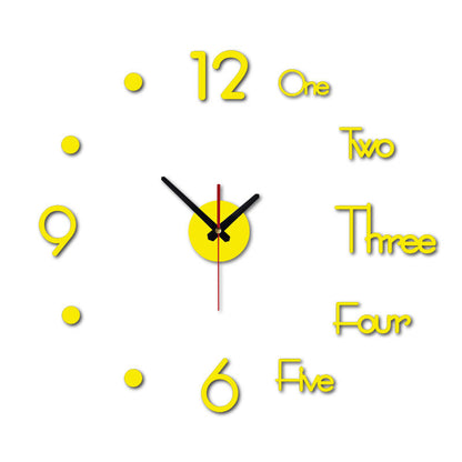 3D wall clock